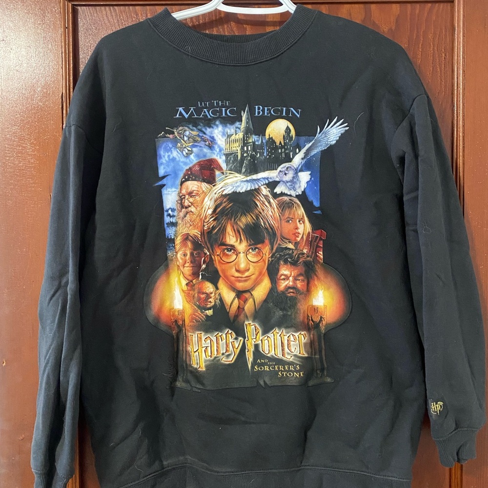 Harry Potter Black Graphic Sweatshirt